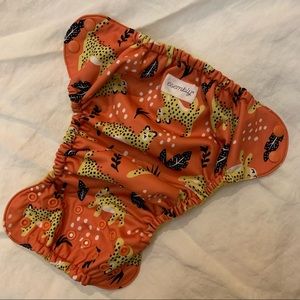 ESEMBLY Size 1 Cloth Diaper Outer WWF Wildcats NWOT